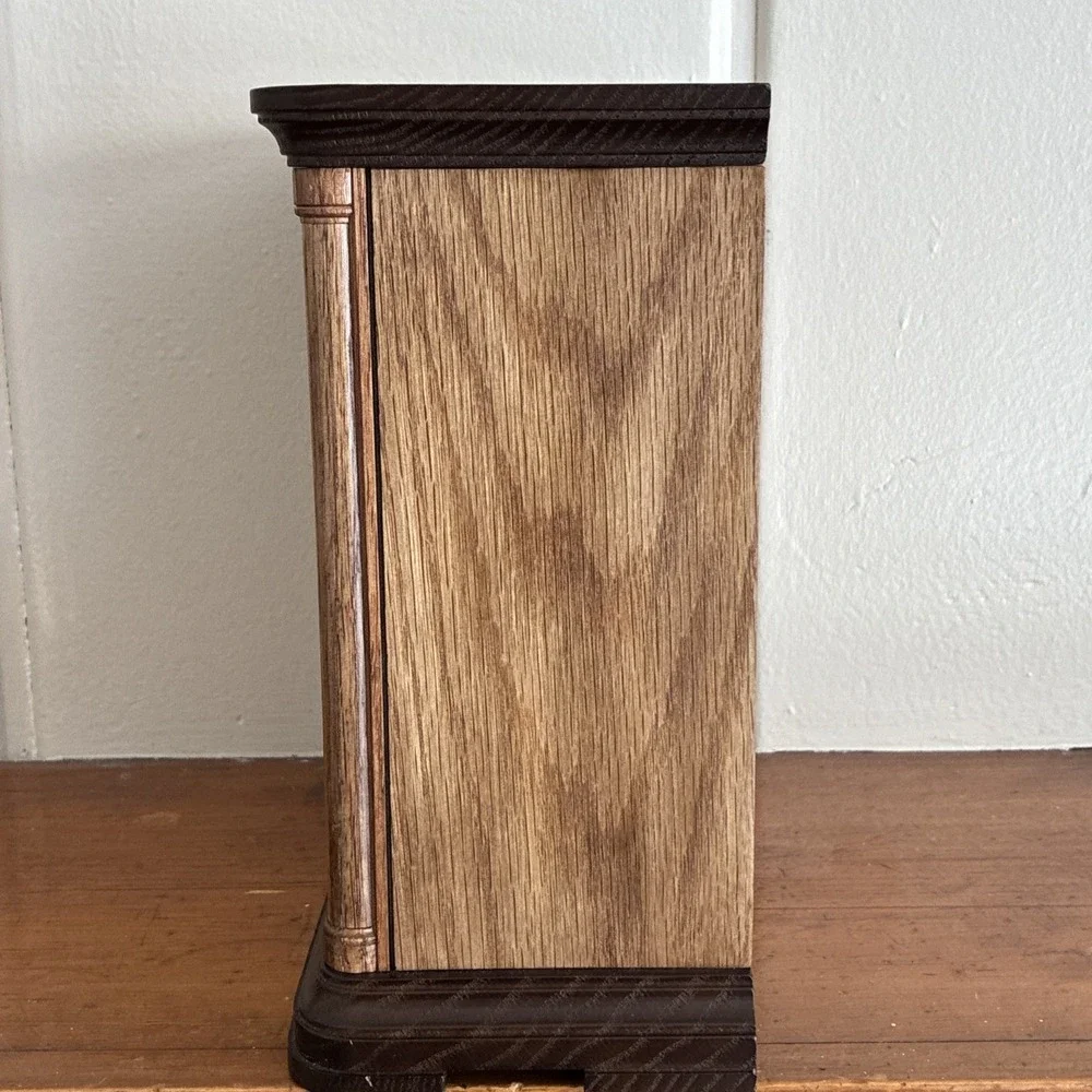 BULOVA MANTEL CLOCK -THE WOODBURY- WITH HARMONIC CHIMES B1657 - Working!!!